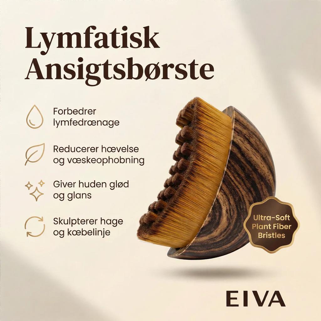 EivaNordic™ Lymfedrenerende Ansiktsbørste